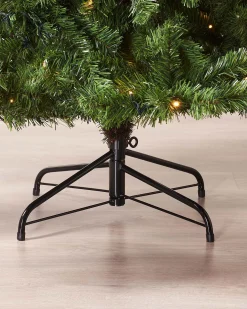 WeRChristmas Pre Lit Christmas Trees^Pre-Lit Emerald Spruce Christmas Tree, Warm White, 7 Ft