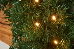 WeRChristmas Pre Lit Garlands^Pre-Lit Extra Thick Multi-Functional Pine Garland, 9 Ft