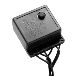 WeRChristmas Fibre Optic Christmas Trees|Pre Lit Christmas Trees^Pre-Lit Fibre Optic Pencil Christmas Tree With Warm White LED Stars, 5 Ft