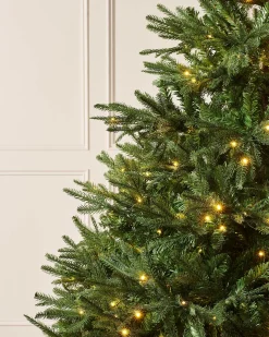 WeRChristmas Pre Lit Christmas Trees^Pre-Lit Grand Nordmann Fir Christmas Tree, 7 Ft