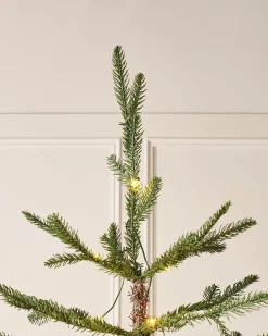 WeRChristmas Pre Lit Christmas Trees^Pre-Lit Grand Nordmann Fir Christmas Tree, 7 Ft