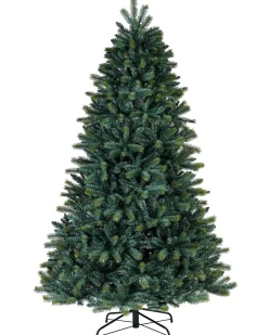 WeRChristmas Budget Christmas Trees|Pre Lit Christmas Trees^Pre-Lit Mixed Pine Dual Christmas Tree, 5 Ft