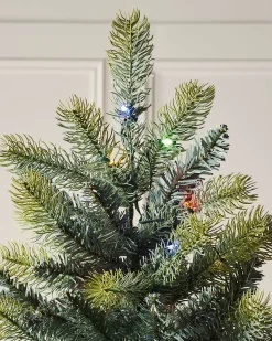 WeRChristmas Pre Lit Christmas Trees^Pre-Lit Mixed Pine Dual Christmas Tree, 7 Ft