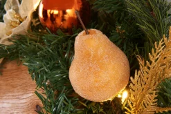 WeRChristmas Decorated Garlands|Pre Lit Garlands^Pre-Lit Multi-Function Decorated Garland, Copper/Gold, 9 Ft