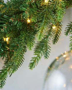 WeRChristmas Decorated Wreaths|Pre Lit Wreaths^Pre-Lit Multi-Function Douglas Fir Wreath, 60 Cm