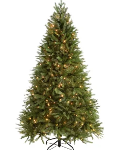 WeRChristmas Premium Christmas Trees|Pre Lit Christmas Trees^Pre-Lit Regal Spruce Multi-Function Christmas Tree, 7 Ft