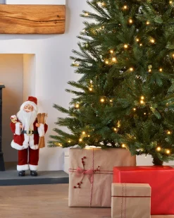 WeRChristmas Premium Christmas Trees|Pre Lit Christmas Trees^Pre-Lit Regal Spruce Multi-Function Christmas Tree, 7 Ft