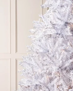 WeRChristmas Pre Lit Christmas Trees^Pre-Lit Shimmering Christmas Tree, 7 Ft