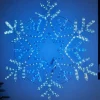 WeRChristmas Festive Star, Snowflake & Sign Lights^Pre-Lit Snowflake Rope Light Silhouette, 90 Cm