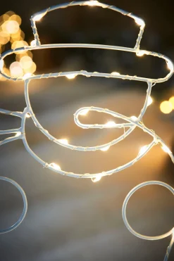 WeRChristmas Pathway Lights^Pre-Lit Snowman Pathway Stake Light, 60 Cm