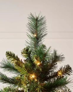 WeRChristmas Pre Lit Christmas Trees^Pre-Lit Victorian Pine Christmas Tree, 6 Ft