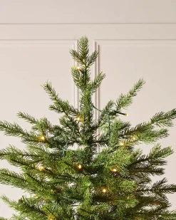WeRChristmas Premium Christmas Trees|Pre Lit Christmas Trees^Pre-Lit Windsor Fir Christmas Tree, Dual Warm White, 8 Ft