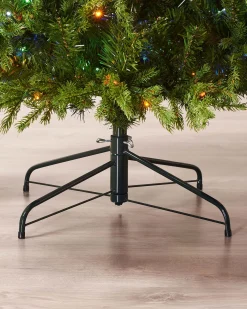 WeRChristmas Premium Christmas Trees|Pre Lit Christmas Trees^Pre-Lit Windsor Fir Christmas Tree, Dual Warm White, 8 Ft