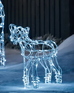 WeRChristmas Outdoor Lighted Reindeer^Reindeer Family Silhouette, 77 Cm
