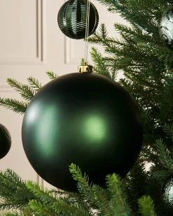 WeRChristmas Oversized Baubles|Shatterproof Baubles^Sage Green Large Matt Shatterproof Bauble, 20 Cm