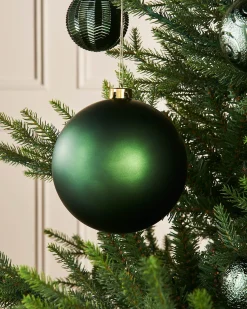 WeRChristmas Oversized Baubles|Shatterproof Baubles^Sage Green Large Matt Shatterproof Bauble, 15 Cm