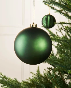 WeRChristmas Oversized Baubles|Shatterproof Baubles^Sage Green Large Matt Shatterproof Bauble, 15 Cm