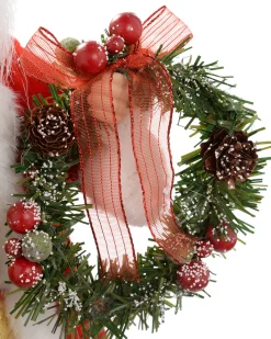 WeRChristmas Tree Toppers^Santa Christmas Tree Topper, Red/Gold, 40 Cm