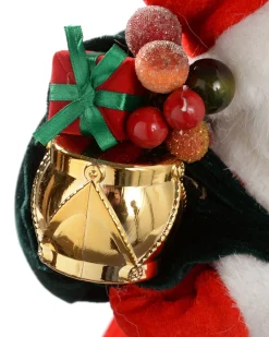 WeRChristmas Tree Toppers^Santa Christmas Tree Topper, Red/Gold, 40 Cm