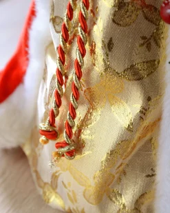 WeRChristmas Tree Toppers^Santa Christmas Tree Topper, Red/Gold, 40 Cm