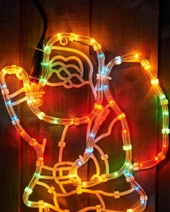 WeRChristmas Christmas Characters^Santa Rope Light Silhouette, 41 Cm