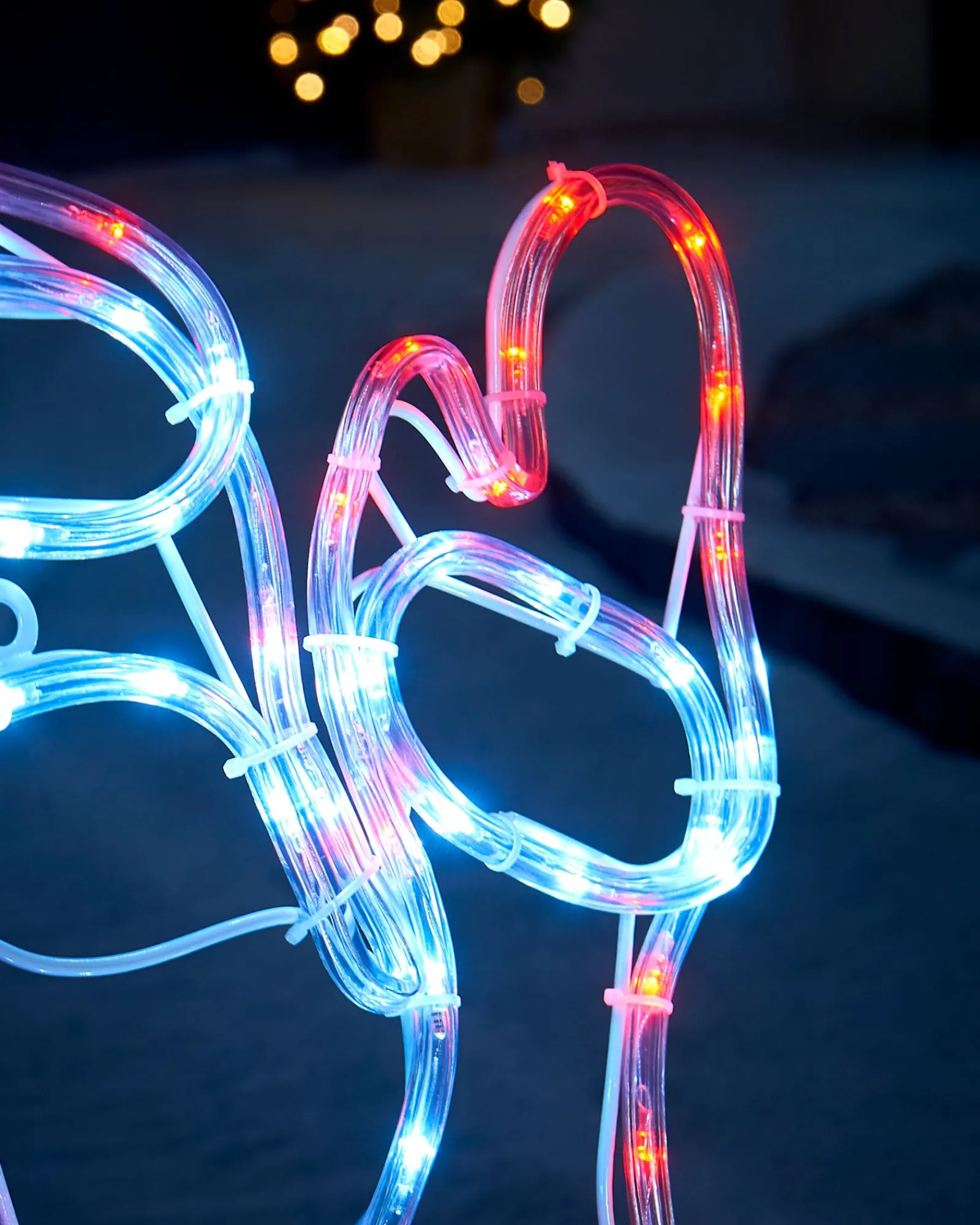 WeRChristmas Christmas Characters^Santa Rope Light Silhouette, 59 Cm