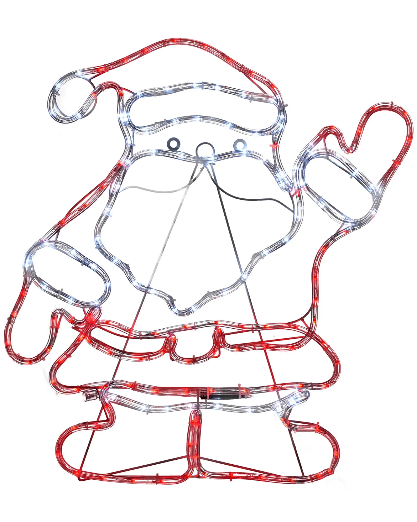 WeRChristmas Christmas Characters^Santa Rope Light Silhouette, 59 Cm