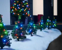 WeRChristmas Pathway Lights^Set Of 6 Christmas Tree Pathway Stake Lights, 33 Cm