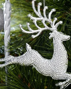 WeRChristmas Shatterproof Baubles^Silver Shatterproof Baubles Set, 50 Pack