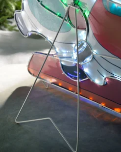 WeRChristmas Christmas Characters^Skating Snowmen Rope Light Silhouette, 52 Cm