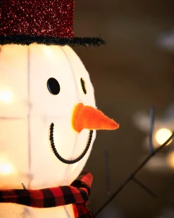 WeRChristmas Christmas Characters^Snowman Silhouette, 95 Cm