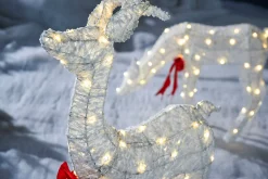 WeRChristmas Outdoor Lighted Reindeer^Stag & Deer Reindeer Silhouette, 90 Cm