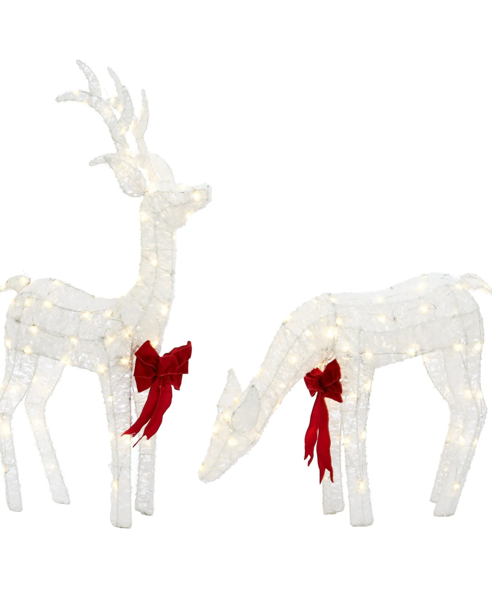WeRChristmas Outdoor Lighted Reindeer^Stag & Deer Reindeer Silhouette, 90 Cm