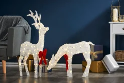 WeRChristmas Outdoor Lighted Reindeer^Stag & Deer Reindeer Silhouette, 90 Cm