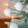 WeRChristmas Shatterproof Baubles^White Shatterproof Baubles, 42 Pack, 6 Cm